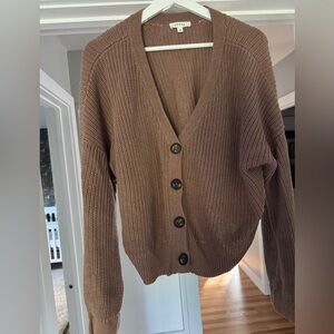 VETTA dusty rose Button-Up Women's Cardigan